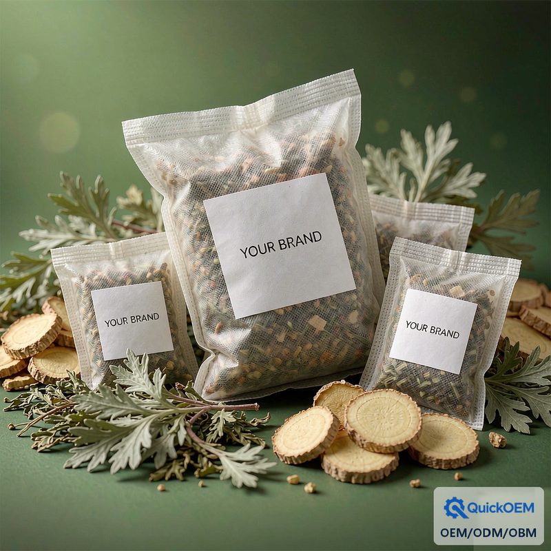Wormwood Ginger Foot Bath Pack Private Label Warming Relaxing Wellness OEM ODM Custom Logo - product details